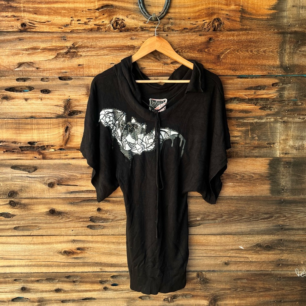 RINGSPUN | Graphic Asymmetrical Tunic Blouse L